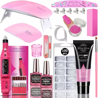 Kit Polygel Poligel Alongamento Unhas Completo Cabine - Envio Imediato em Oferta na Shopee