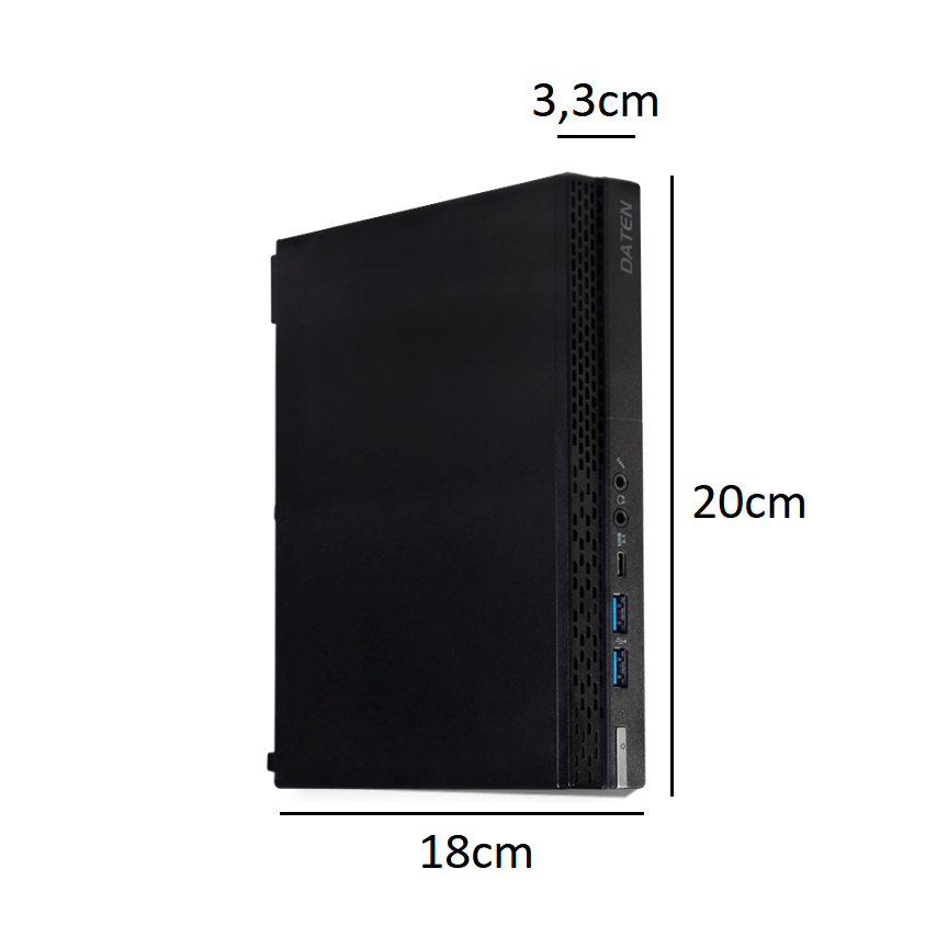 Mini Pc Daten Intel i3 8ª Geração 8 ram ddr4 Nvme 256gb Soquete