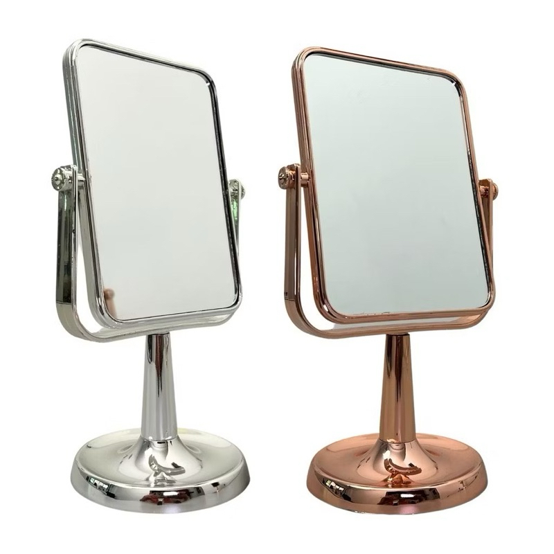 Espelho de Mesa Dupla Face de Formas Diferentes