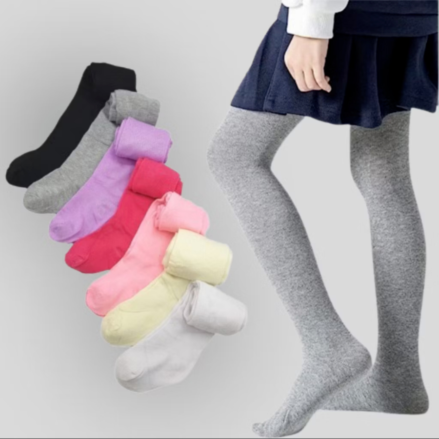 Meia Calça Lisa Infantil Meninas - Juvenil Grossa Fio 40 Diversas cores ...