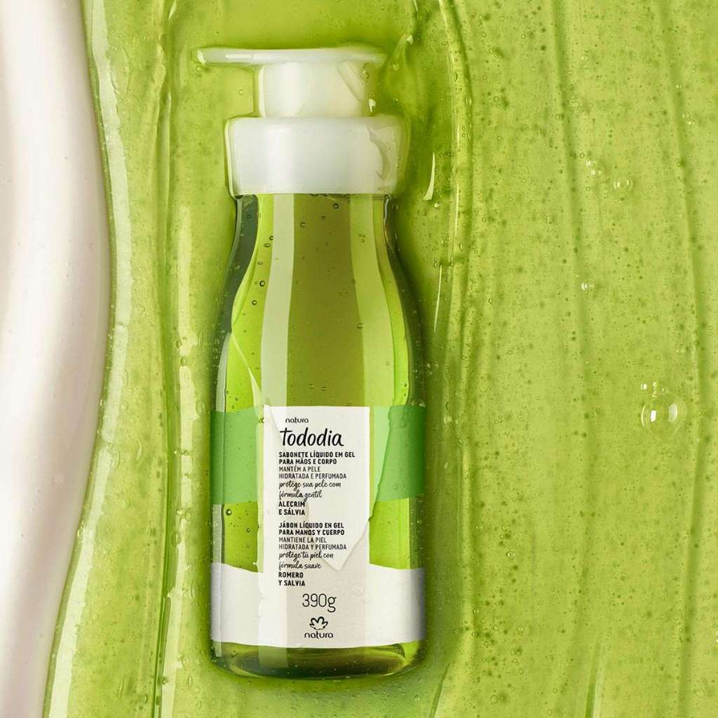 SABONETE LÍQUIDO EM GEL TODODIA NATURA ALECRIM E SÁLVIA 390 g | Shopee ...