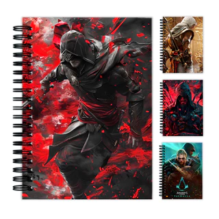 Caderno/Bloquinho Gamer Assassin's Creed