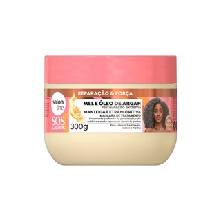 Máscara de Tratamento Manteiga Extranutritiva SOS Cachos Mel e Óleo de Argan 300g em Oferta na Shopee