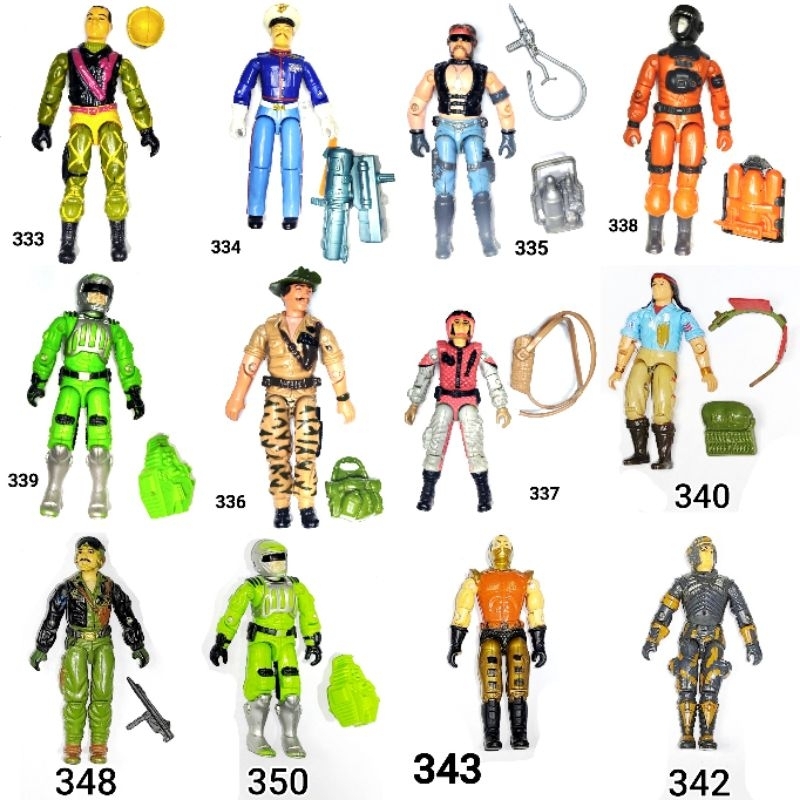 #07 Bonecos Comandos em Ação Gijoe Estrela vintage, valores unitários ATUALIZADO