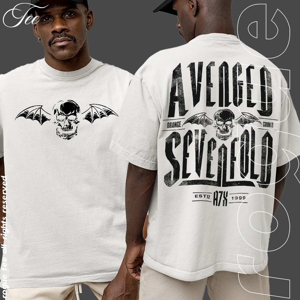 Camiseta Basica e OVERSIZED Banda Heavy Metal Americana Avenged