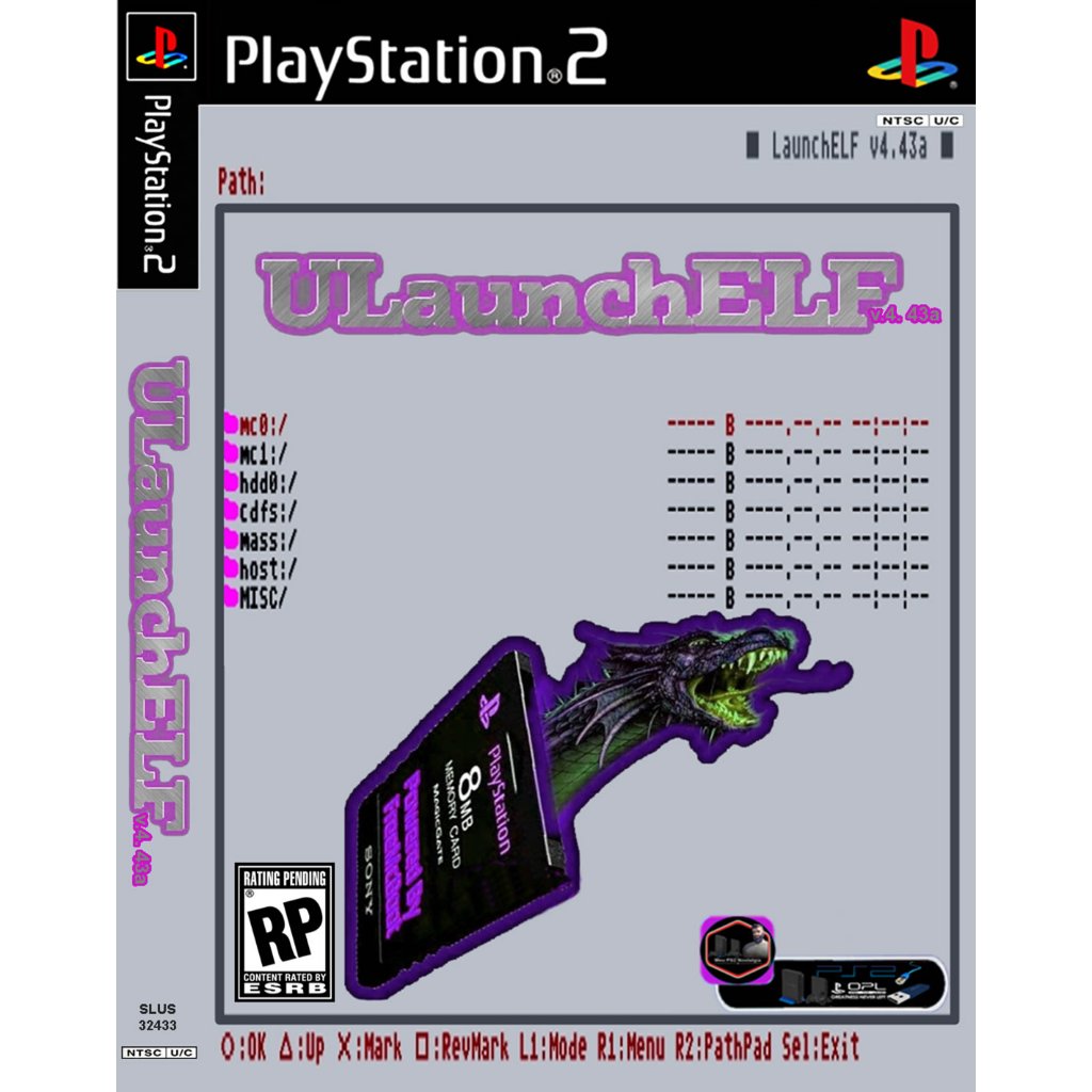 ULaunchELF v.4.43a Sistema OPL - Ps2 | Shopee Brasil