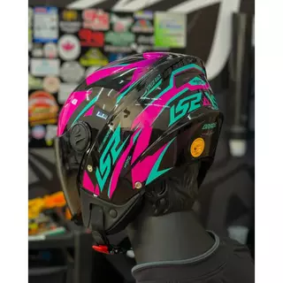 Capacete New Liberty 3 Personalizado LS2 DRAZE - ROSA