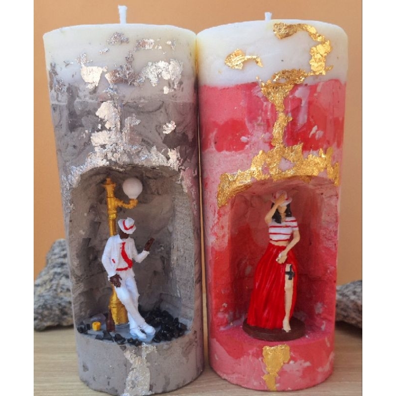 Vela Oratório Orixas (Oxum, Iemanjá, Ogum, Ze Pilintra, Exu, Xango, Padilha, Iansã, Oxossi, Preto velho, Oxalá