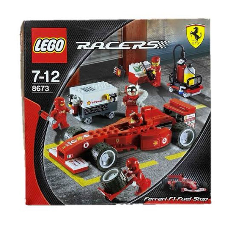 Lego Racers Ferrari F1 Fuel Stop 8673 | Shopee Brasil