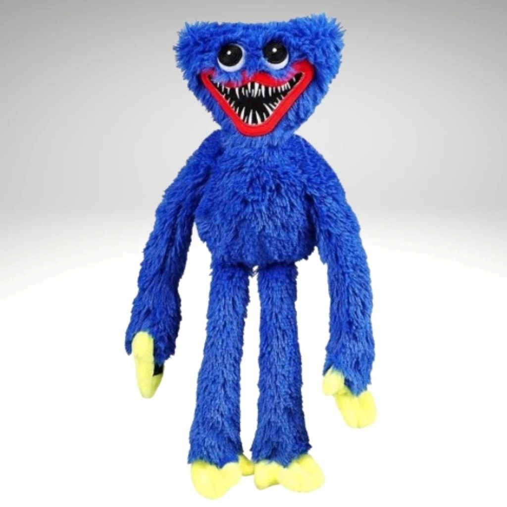 Brinquedo de Pélucia Poppy Playtime 40 cm Boneco Huggy Wuggy Azul ...