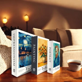 Caixa Livro Fake Presente - Decoração, Organização - Van Gogh