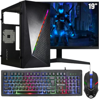 Pc Gamer Completo DDR4 Intel Core I5 9 Geração 4.4Ghz / GeForce GTX 4gb Ddr5 / 32gb Ram / Ssd 480gb