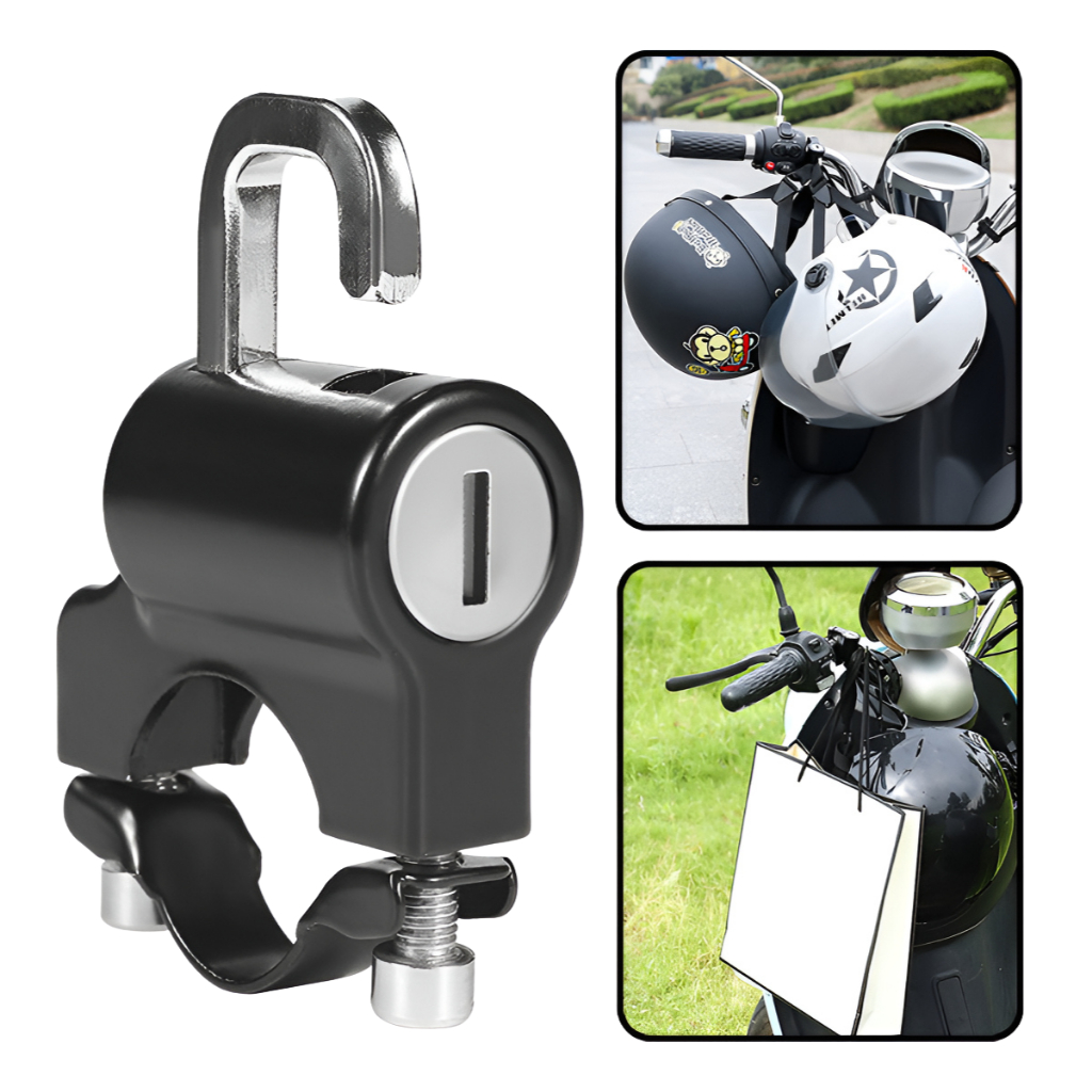 Trava De Segurança Antifurto Para Moto Bike Com Chaves | Shopee Brasil