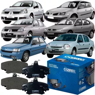 Jogo Pastilha Freio Original Cobreq Renault Clio Megane em Oferta na Shopee