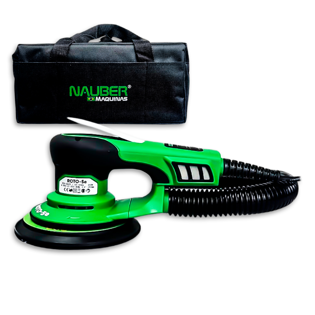 Lixadeira Roto-5E Orbital 350W Nauber Motor Brushless Lixar Parede ...