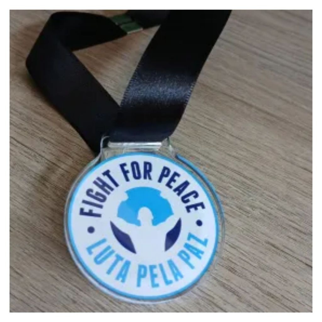 Medalhas Acrílico 2mm Personalizadas com a Sua Arte Eventos Festas Qualidade E Impacto Impressão UV