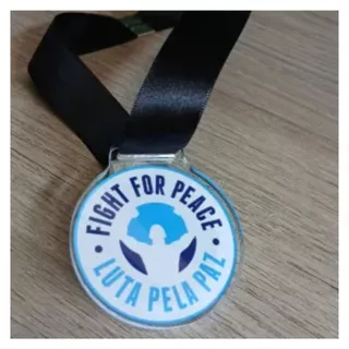Medalhas Acrílico 2mm Personalizadas com a Sua Arte Eventos Festas Qualidade E Impacto Impressão UV