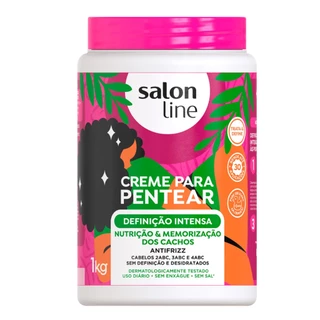 Creme Para Pentear Definição Intensa Salon Line 1kg em Oferta na Shopee