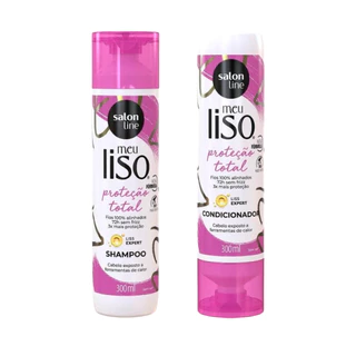 Kit Shampoo e Condicionador Meu Liso Proteção Total Salon Line em Oferta na Shopee