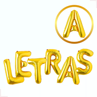 Balão Metalizado Letras Alfabeto na Black Friday 2025 | BuscaProdutos