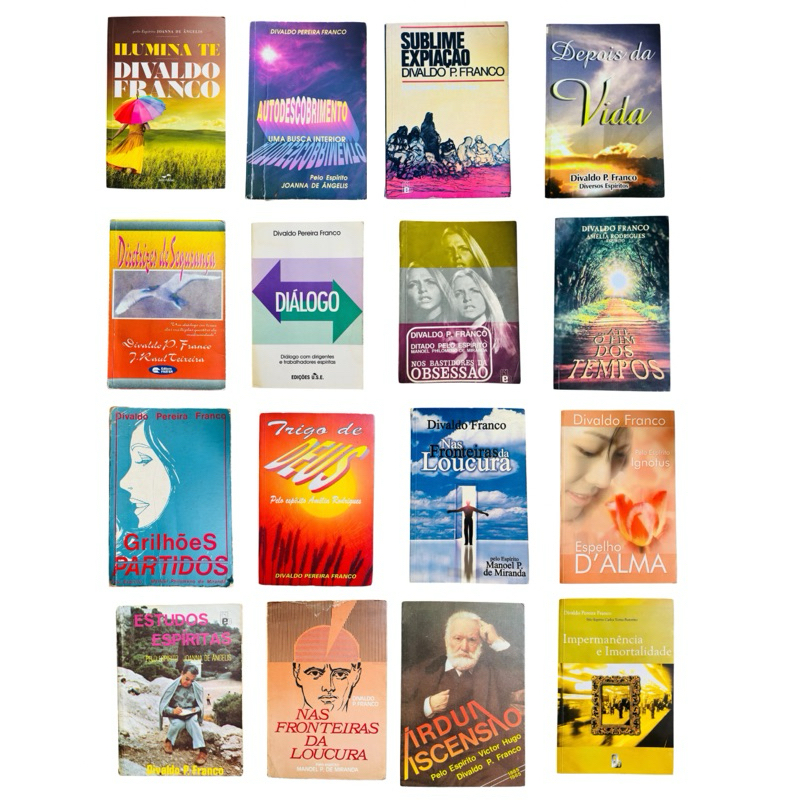 Livros de Divaldo Franco - Títulos Espíritas Diversos | Shopee Brasil