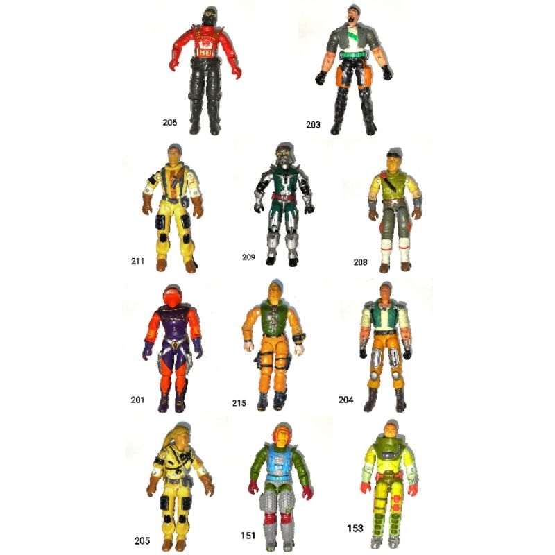 #02 Bonecos Comandos em Ação Gijoe valores unitários ATUALIZADO