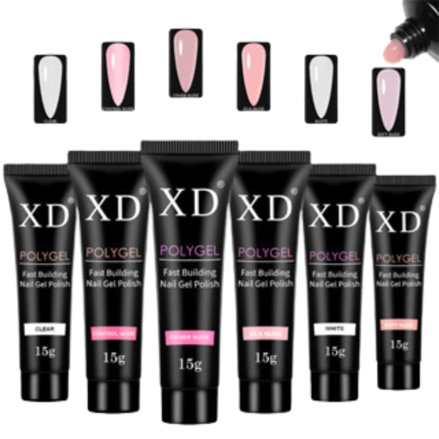 Polygel X&D 15ml/30ml LED UV Profissional Poligel | Shopee Brasil