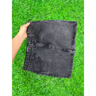 Saia Jeans Básica Estonada