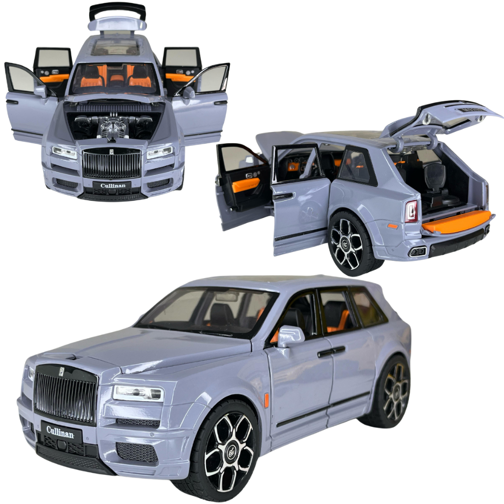 Rolls Royce ミニカー 3台セット Carrinho metal de luxo Rolls royce abre porta com som e luz