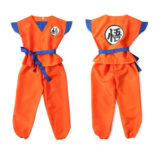DRAGON BALL SET SON GOKU TRAGE COSPLAY FANTASIA TERNO ADULTO