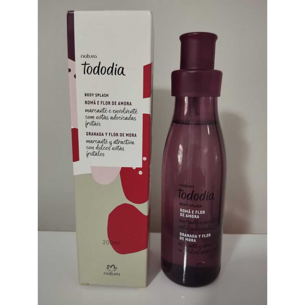 Natura Tododia Body Splash Desodorante Colônia Romã e Flor de Amora ...