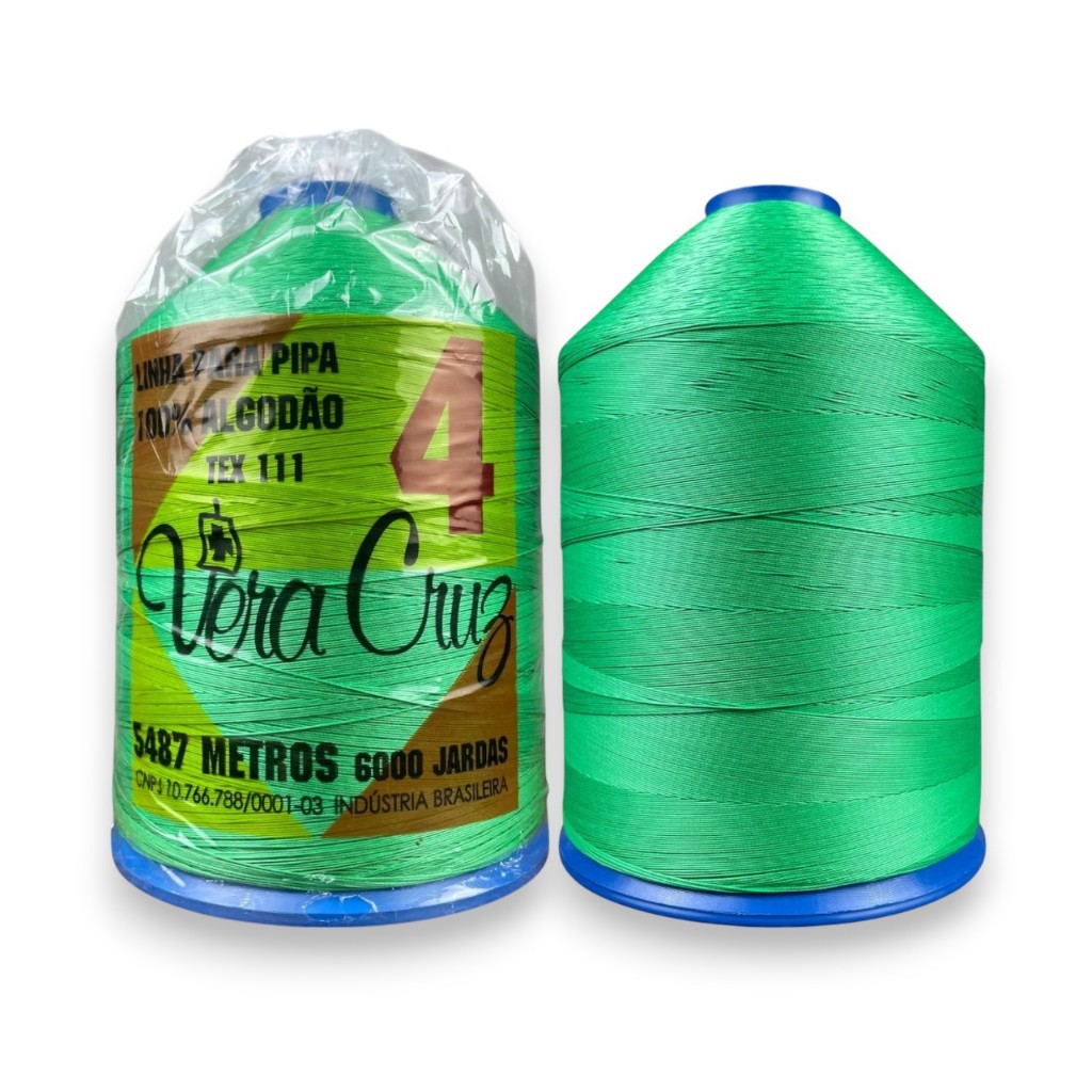 Linha Vera Cruz Fio 04 Para Pipa 6000 Jardas Tex 111 Algodão