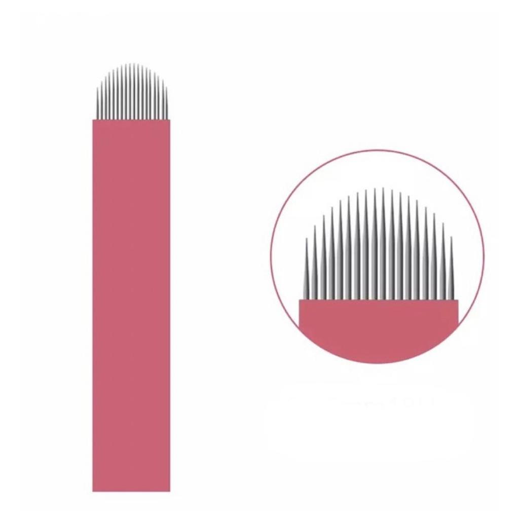 10 Laminas Tebori 18U Nano Flex 0,18mm Micropigmentação | Shopee Brasil