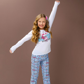 Pijama Infantil Menina Inverno Algodão Manga Longa 01 ao 14 em Oferta na Shopee
