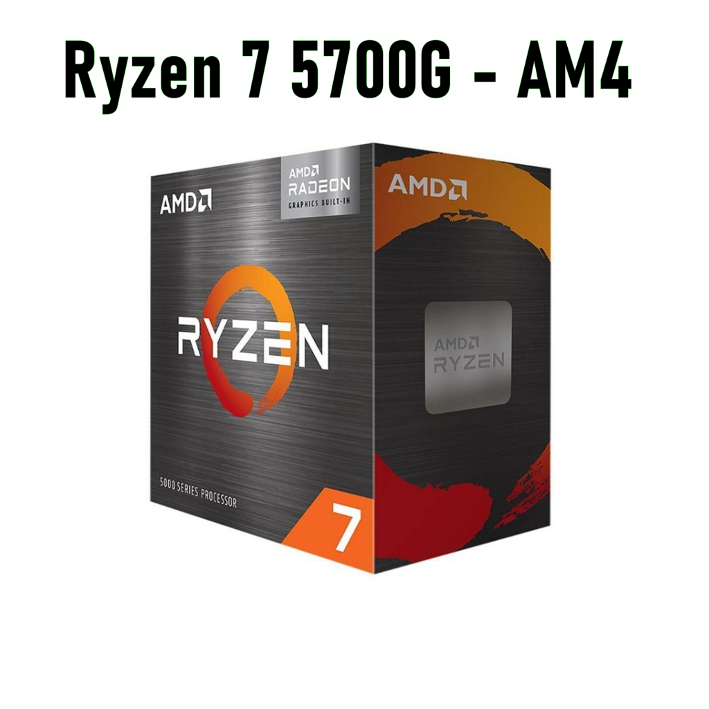 Processador AMD Ryzen 7 5700G, 8-Core, 16-Threads, 3.8GHz (4.6GHz
