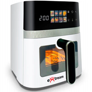 Air Fryer Fritadeira Elétrica Digital Extream 5,5L Branco em Oferta na Shopee