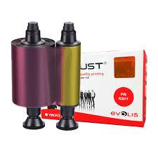 Ribbon Evolis R3314 Colorido YMCKOK | Shopee Brasil