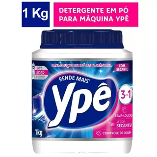 Detergente Lava Louças Ypê em pó 1Kg ou 450g Máquina Escolha a Quantidade