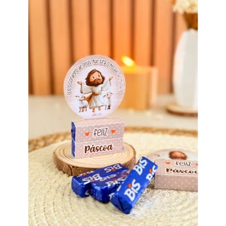 Porta Bis Duplo Páscoa Cristã - Lembrancinha de Páscoa - Mimo de Páscoa Cristã - NÃO ACOMPANHA O BIS em Oferta na Shopee