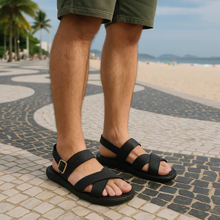 Sandalia Masculina Sporte Confortavel e macia