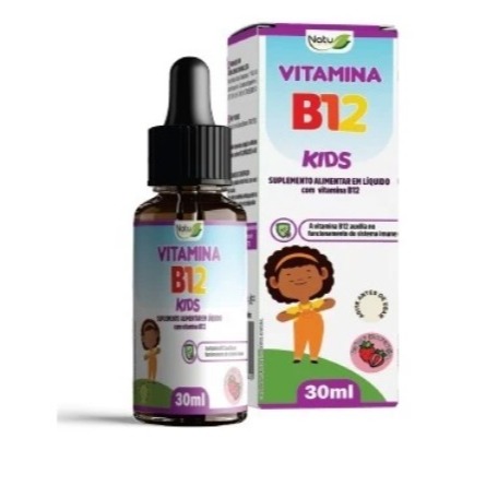 Vitamina Para Criança B12 Kids - Inafantil Original 30ml Morango - Natu ...
