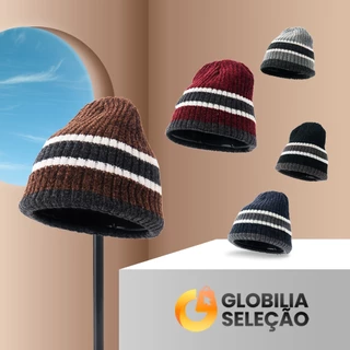 Gorro Touca Feminina Masculina Menino Menina Tricotado Quente Fashion MZ5131