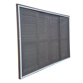 Tela mosquiteiro para janela 2m x 1m Perfil de aluminio kit completo
