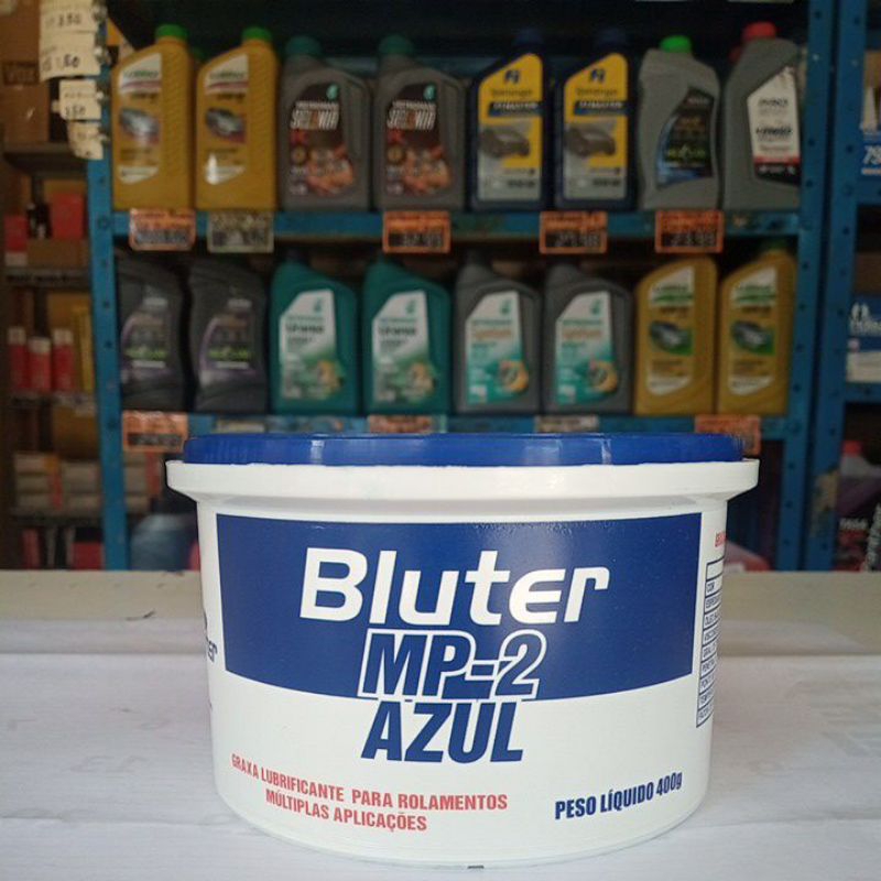 BLUE MARKET  GRAXA AZUL BLUTER MP-2/400GR P/ROLAMENTOS MÚLTIPLAS APLICAÇÕES