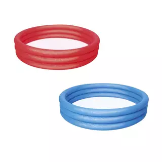 Piscina Inflável Infantil 282L Play 3 Anéis 1,02m x 25cm Duas Cores Bestway em Oferta na Shopee