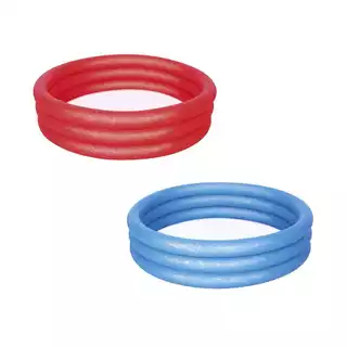 Piscina Inflável Infantil 101L Play 3 Anéis 1,02m x 25cm Duas Cores Bestway em Oferta na Shopee