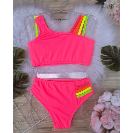 Biquini infanto-juvenil menina proteção UV50+