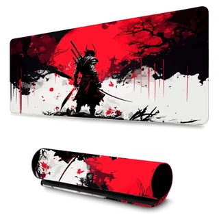 Mouse Pad Gamer Samurai Tamanho 70x35x1mm Speed Estampado 4742
