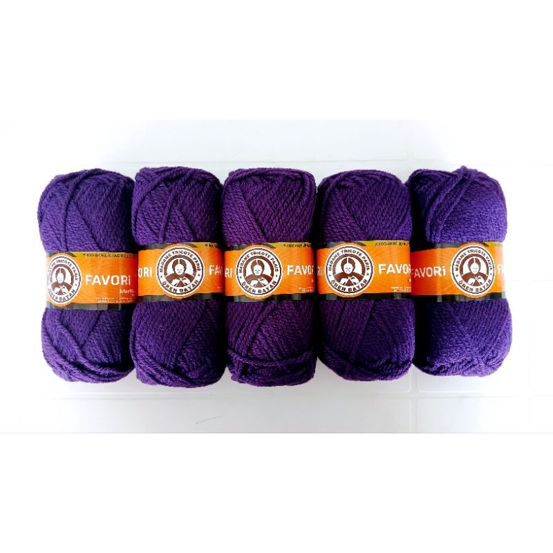 lã Moda Pop e Favori - 40g - 92mts - pacote com 5 novelos iguais