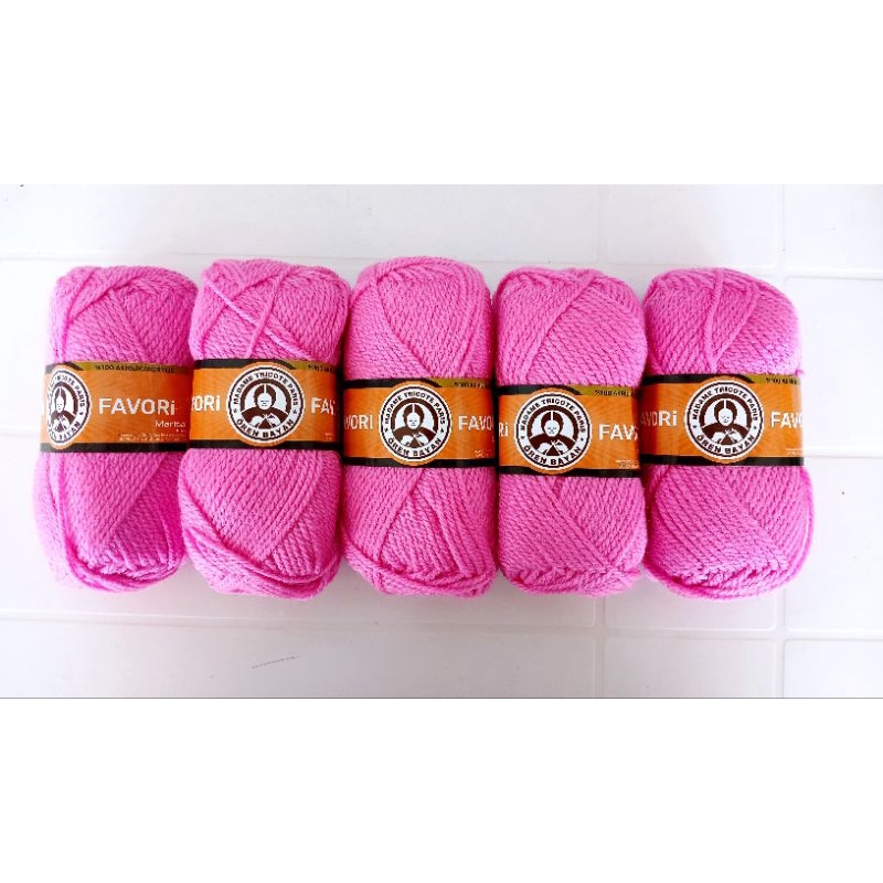 lã Moda Pop e Favori - 40g - 92mts - pacote com 5 novelos iguais